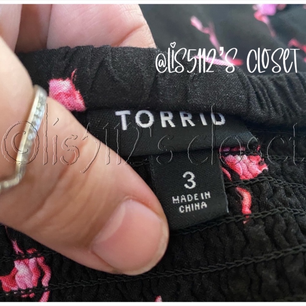 Torrid Black & Pink Flamingo Print Challis Sundress Dress 3X - Picture 10 of 16